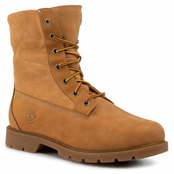 Timberland Women's Linden Woods Fold Down Waterproof Nubuck Boots A1KGC Size 6.5 - Picture 2 of 11